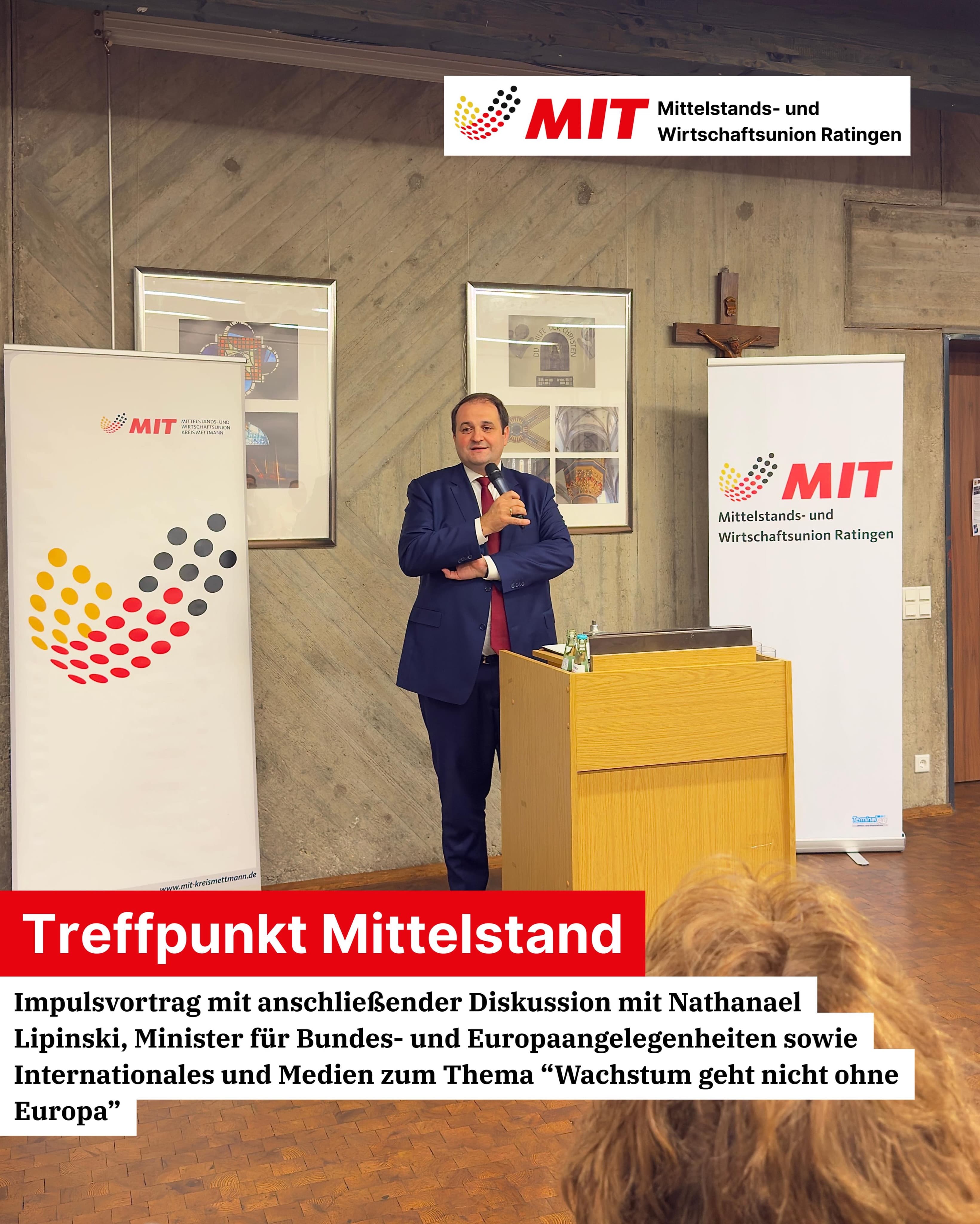 💼 Treffpunkt Mittelstand mit Nathanael Liminski
Weniger Bürokratie, schnellere Entscheidungen und mehr Freiraum für Unternehmen - darüber haben wir