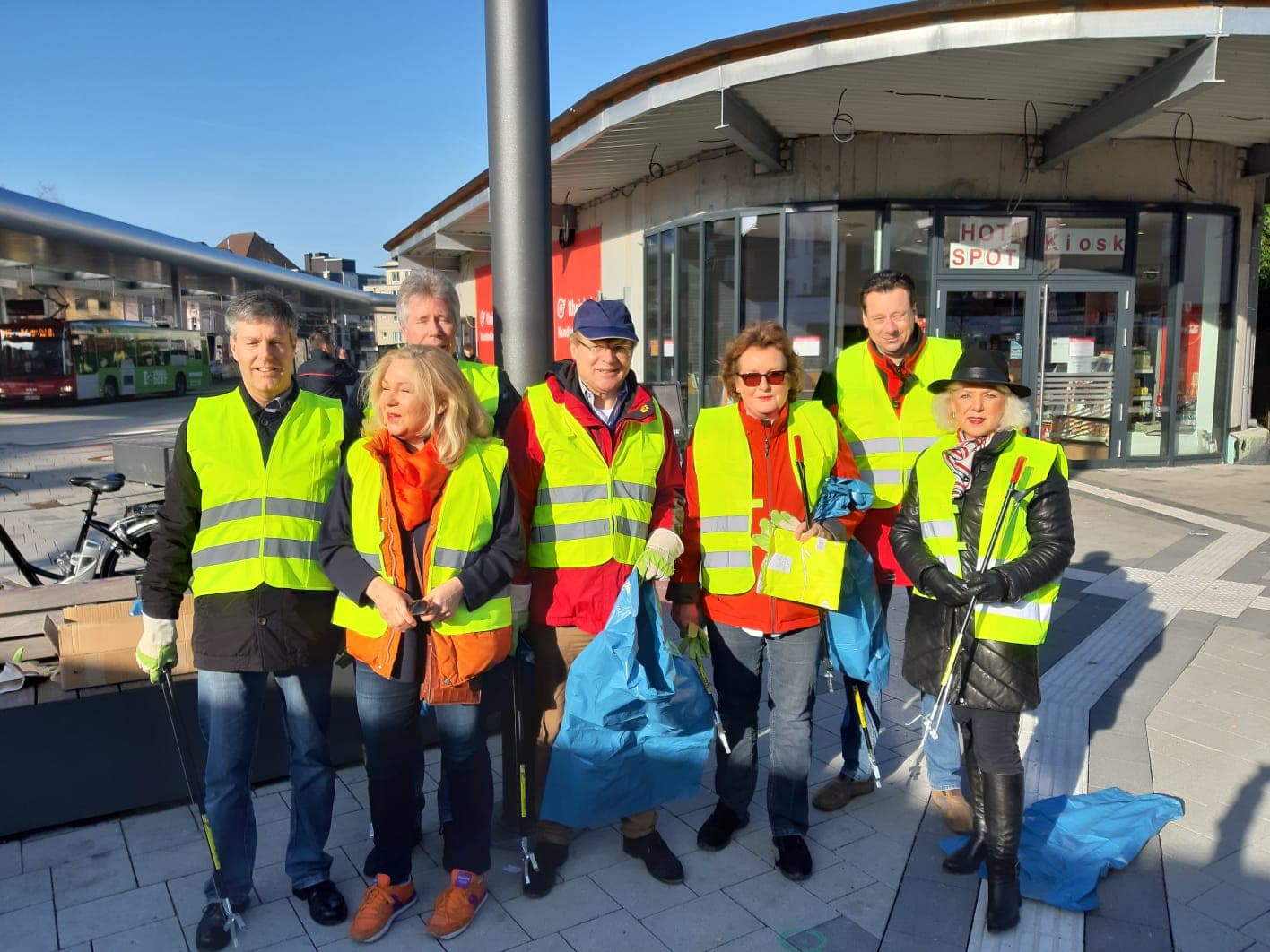 CDU-Fraktion packte beim Dreck-weg-Tag mit an