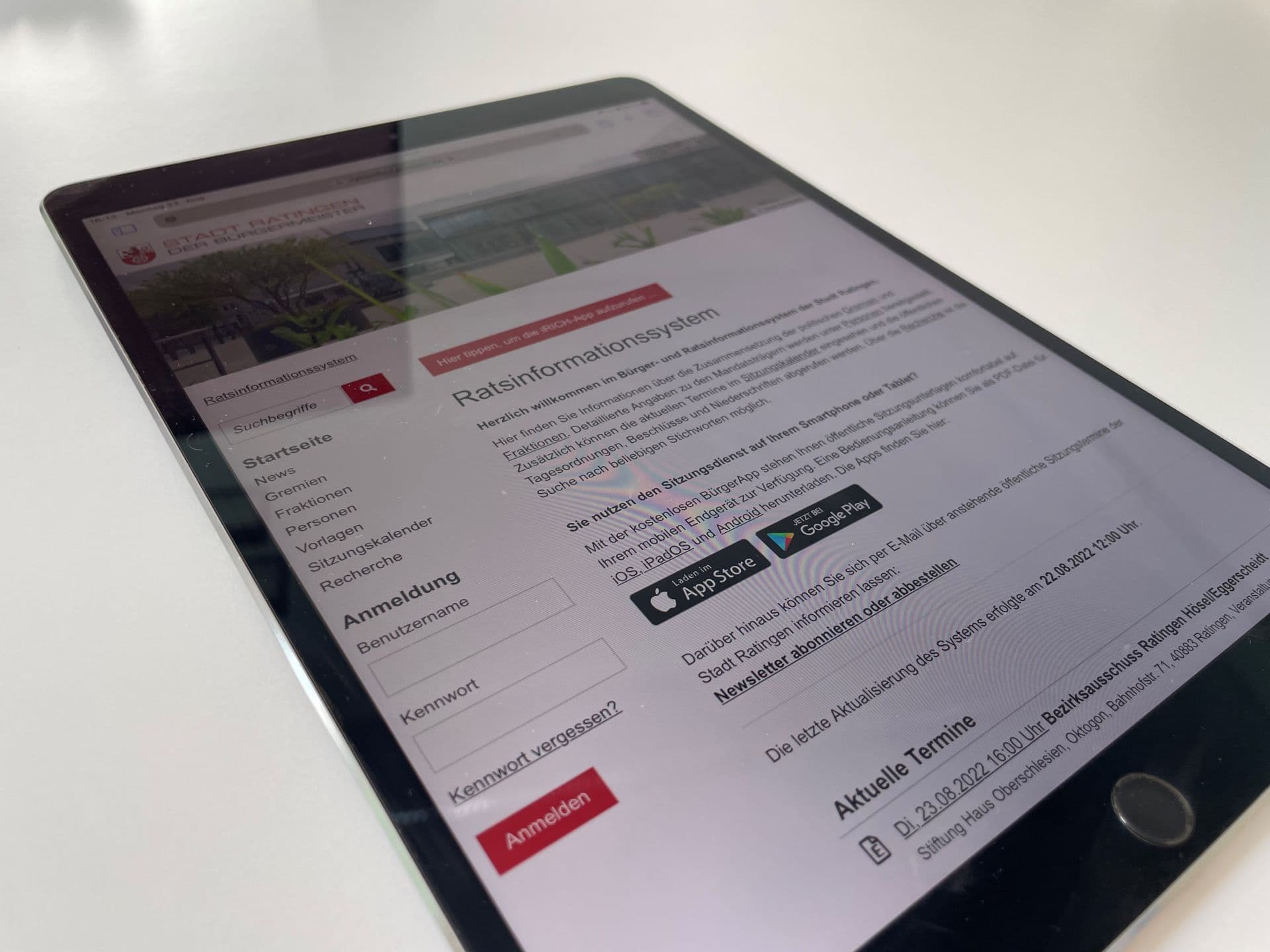 Neues Ratsinformationssystem ist deutlich bürgerfreundlicher
