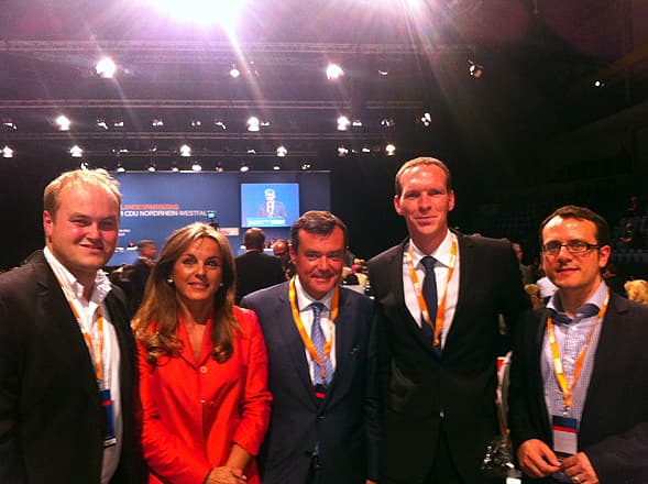 CDU-Ratingen beim Landesparteitag der CDU NRW / Heinisch ein Mann der kommunalen Familie